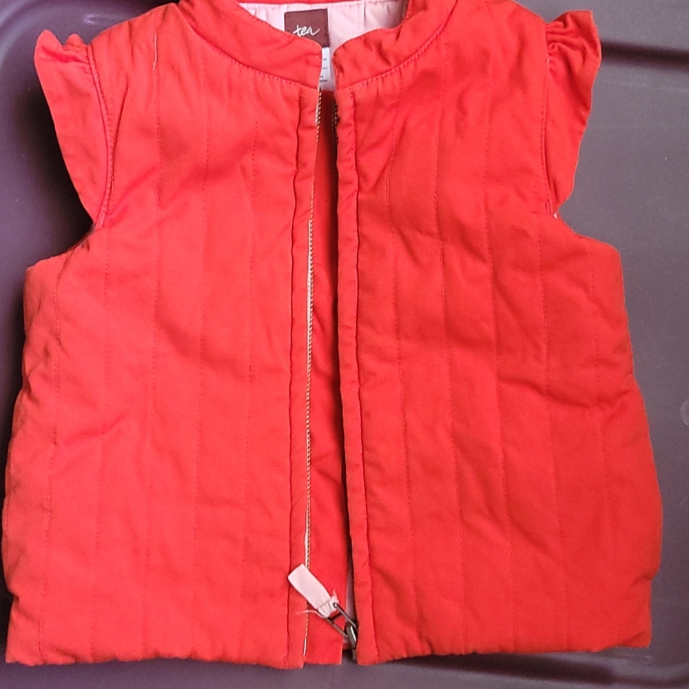 Girls size 4T Tea Collection Vest